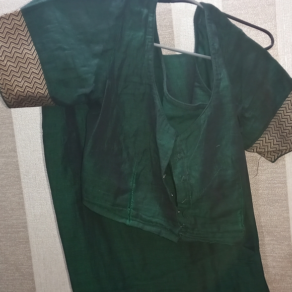 Cotton silk Handloom Government of India, saree with blouse - Picture 3 of 4